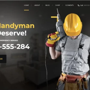 Handyman Craftsman Business WordPress Theme